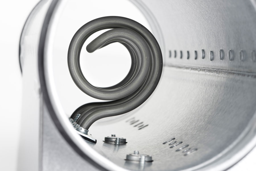 EL-ettervarmebatteri Ø250 - 3000W